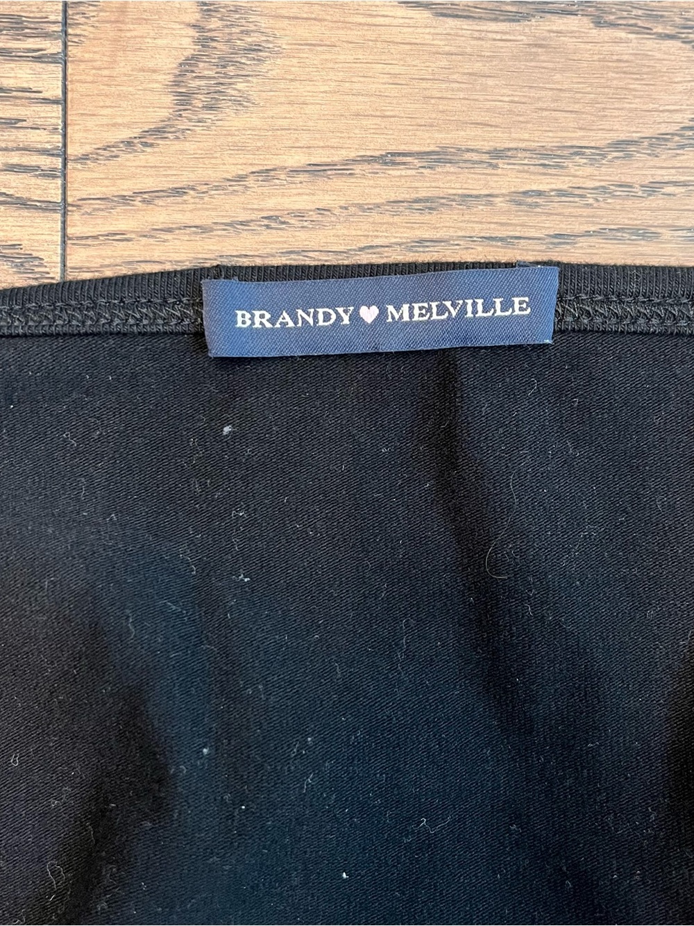 Brandy Melville Black Tank Top - Picture 3 of 4
